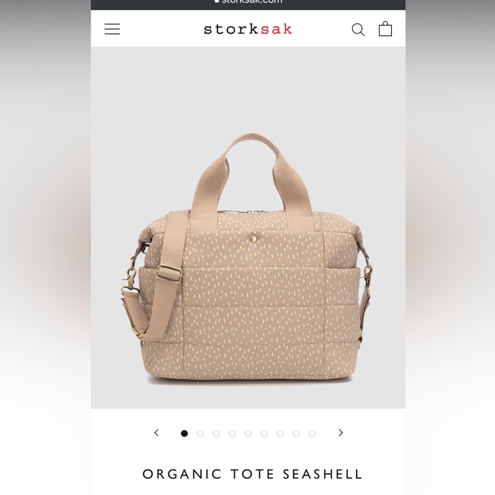 Storksak Organic Tote in Tan (see description)